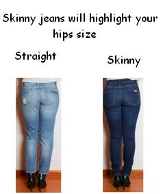 A body shape avoid skinny jeans